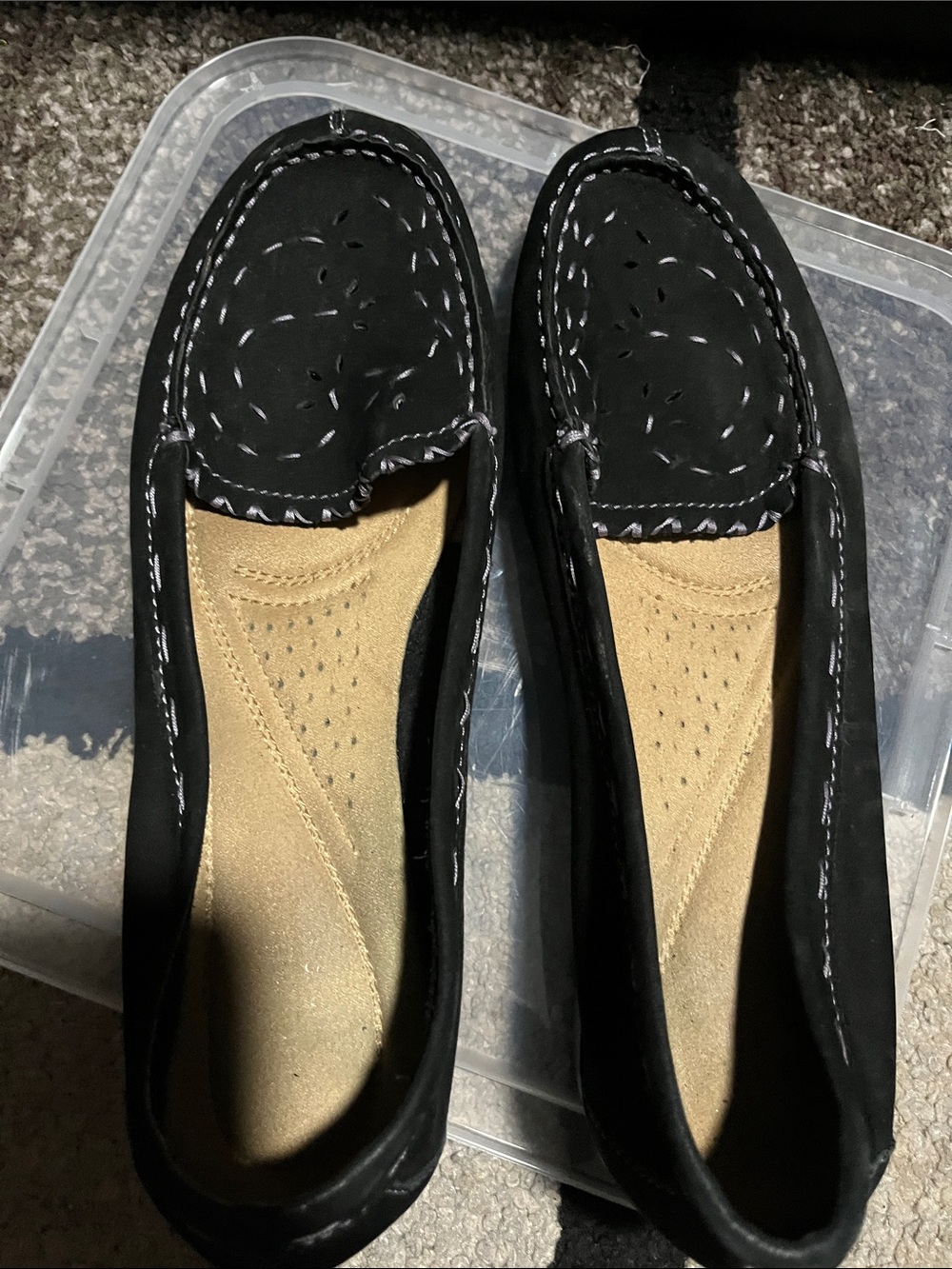 Naturalizer ladies size 12 Black Slip-On Comfort Loafers